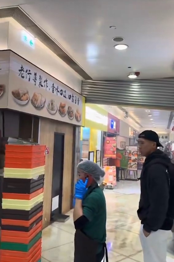 東張西望報料｜觀塘東廣場料理店起火　另揭防火閘疑被招牌頂住無法降落