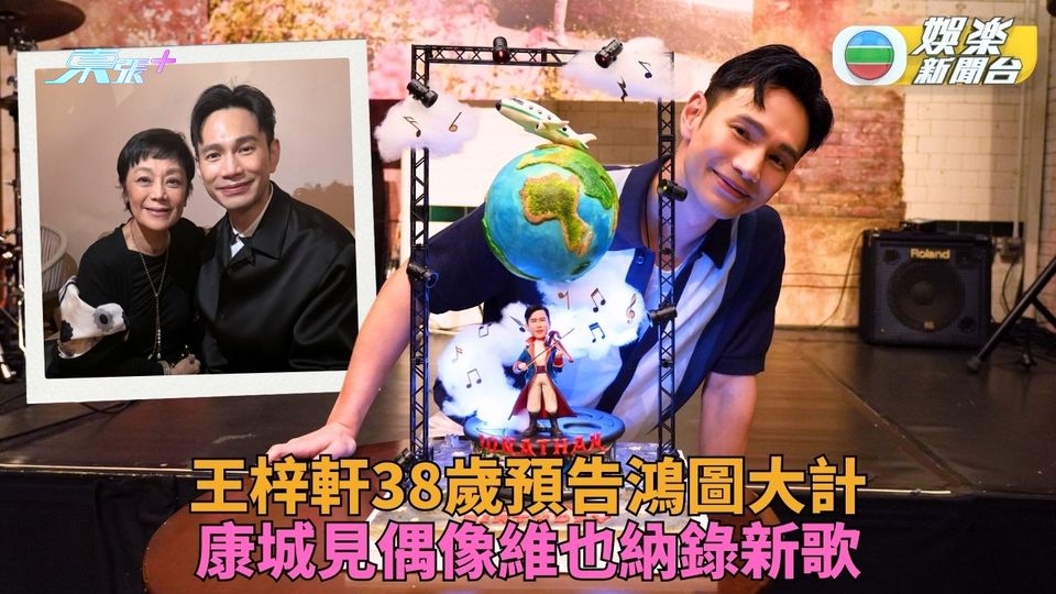 王梓軒38歲生日Fans預祝歌影視齊飛 赴歐遇偶像交流錄音同步拍MV