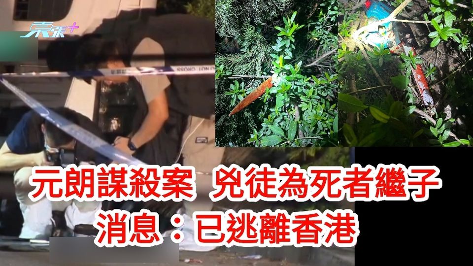元朗謀殺案｜消息：兇徒為死者繼子已逃離香港 警方4點半記者會交待案情