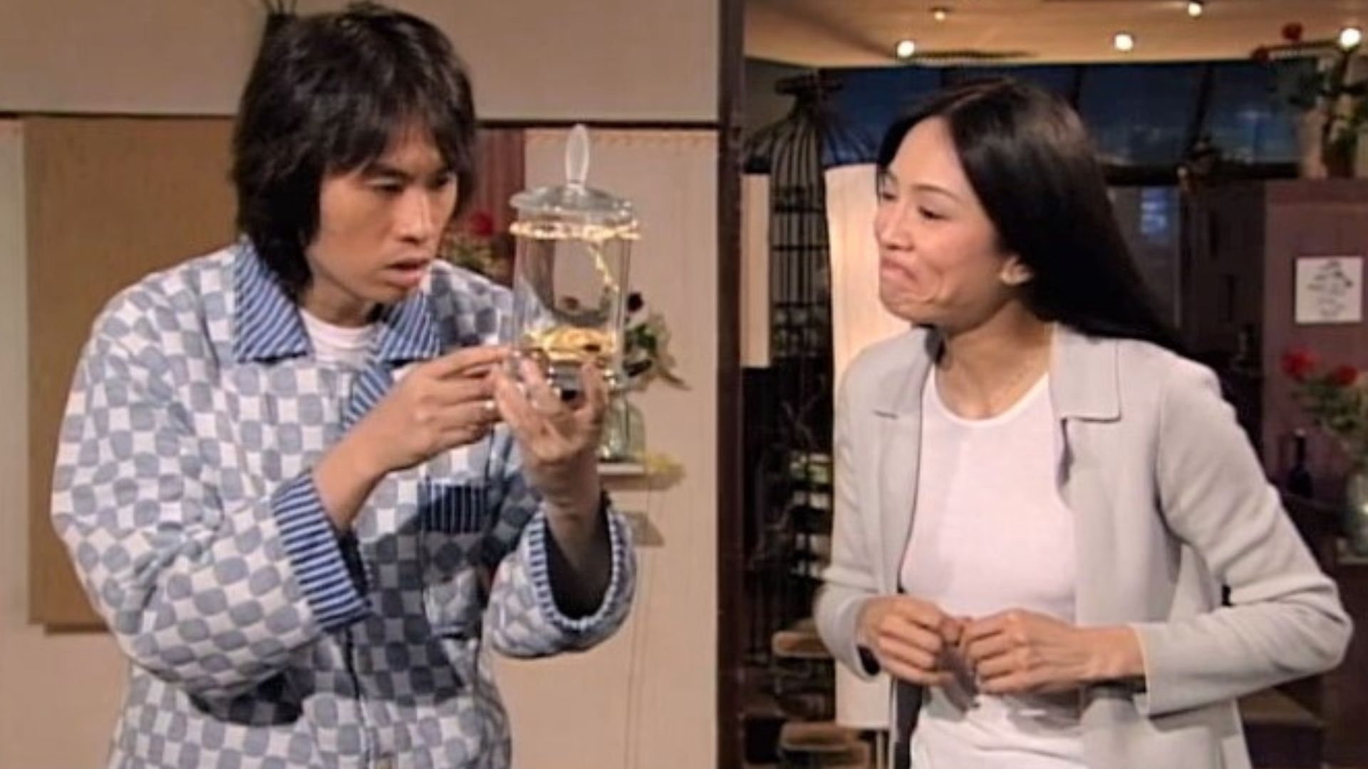 Miss Mo與余樂天妙語連珠鬥嘴戲。