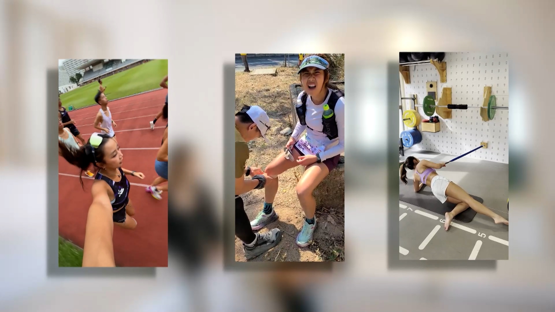 周身骨痛不僅影響長者，健康性感的何泳芍Honey，做過游泳教練，平日更加熱愛做運動，都一樣有膝關節痛的問題。