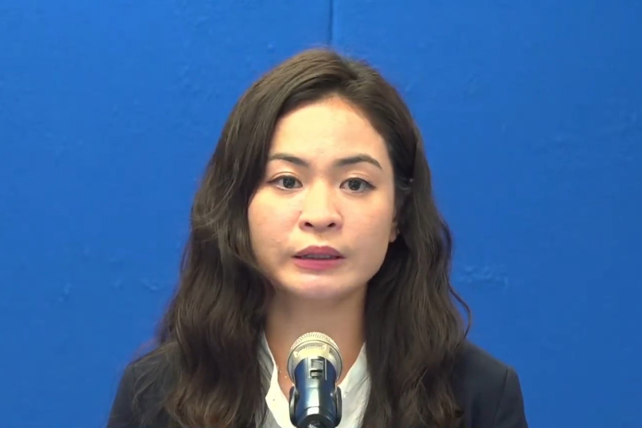 警方新界北總區刑事（行政及支援）署理警司王玉欣（警方YouTube直播截圖）