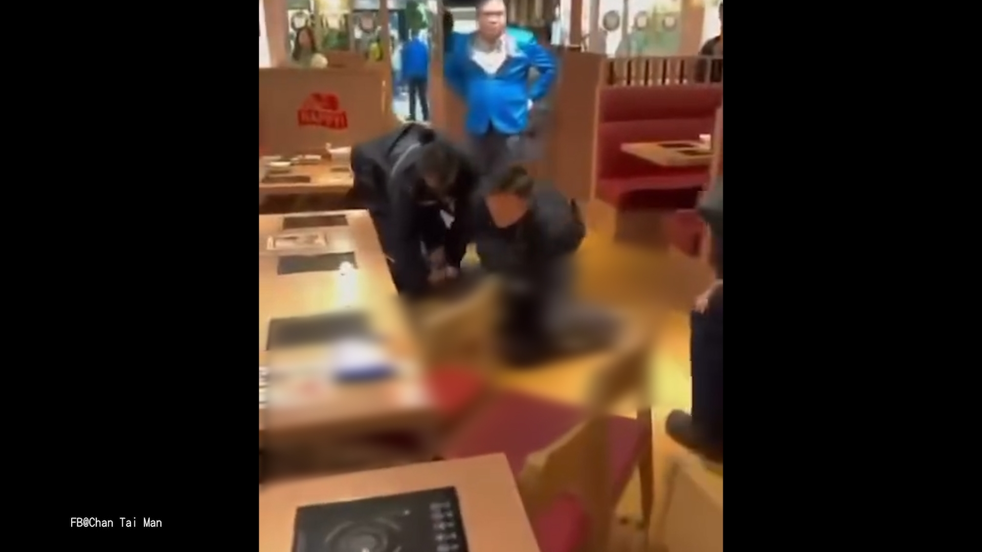 大埔火鍋店女子不滿牛肉質素「發難掟碗碟」　擊職員後遭警撳地噴椒制服