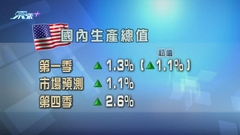 美國上季經濟增長減慢幅度遜預期