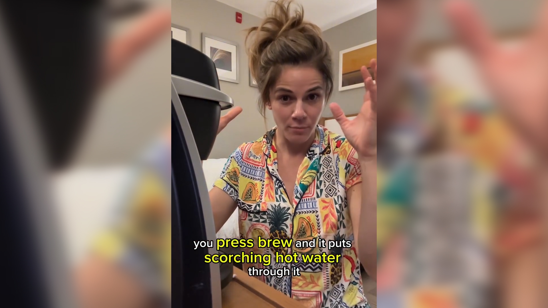 網紅離譜實測拍片教用酒店咖啡機「洗內褲」　網民震怒：以後仲敢飲？