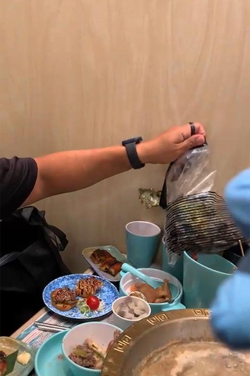 東張西望報料｜貪心男女荃灣火鍋放題「又食又拎」海鮮肥牛　職員揭發：成袋呀？