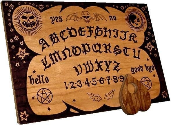 「通靈板」(Ouija board)最早起源於歐洲古代的巫術