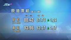原油期貨價格連升三日