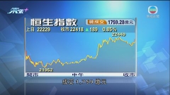 港股先跌後回升 受惠內地放寬入境限制部分消費股急升逾一成