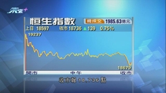 港股升幅收窄 未能穩守萬九點