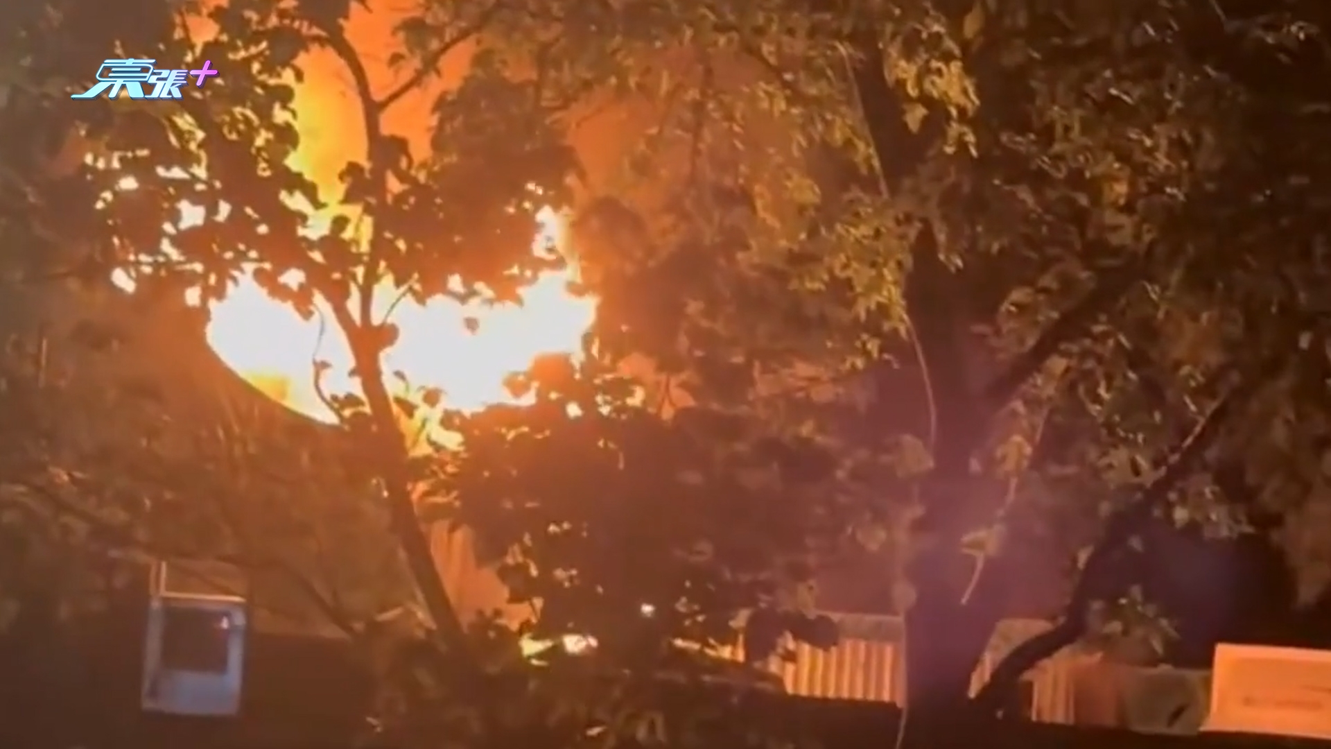 荃灣城門道車房起火濃煙席捲半空　現場傳爆炸聲　一隻狗最獲救