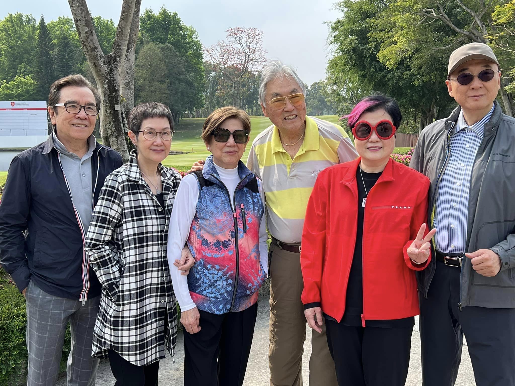 眾人呢日相約喺粉嶺高爾夫球場見面。(汪曼玲facebook圖片)