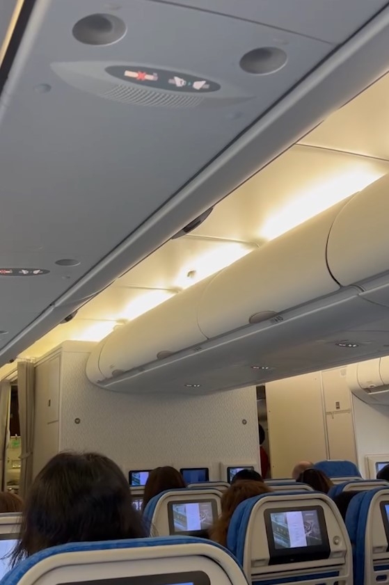 東張西望報料｜國泰飛台灣航班　雀仔飛客艙玩謝員工　乘客：延誤35分鐘