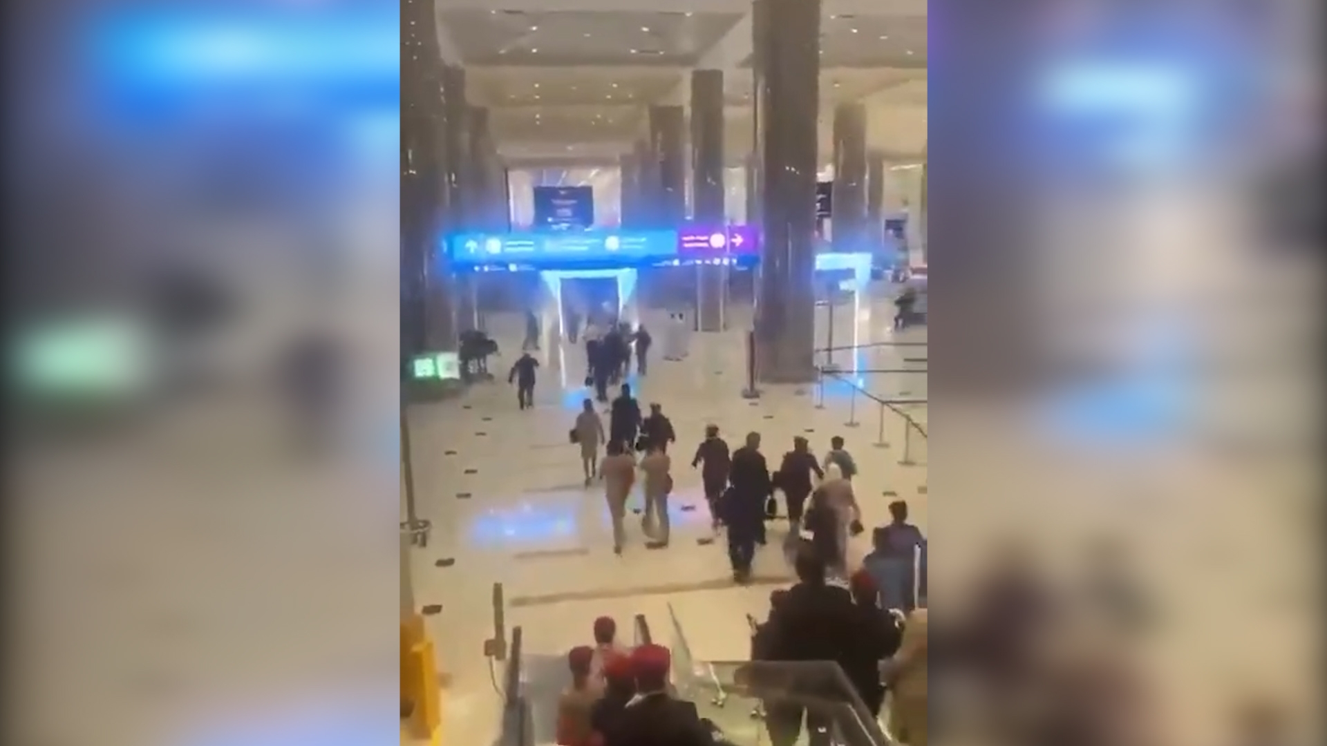 伊朗局勢｜伊朗無人機襲擊杜拜機場　航廈「煙霧瀰漫」　阿聯酋航空全線停航