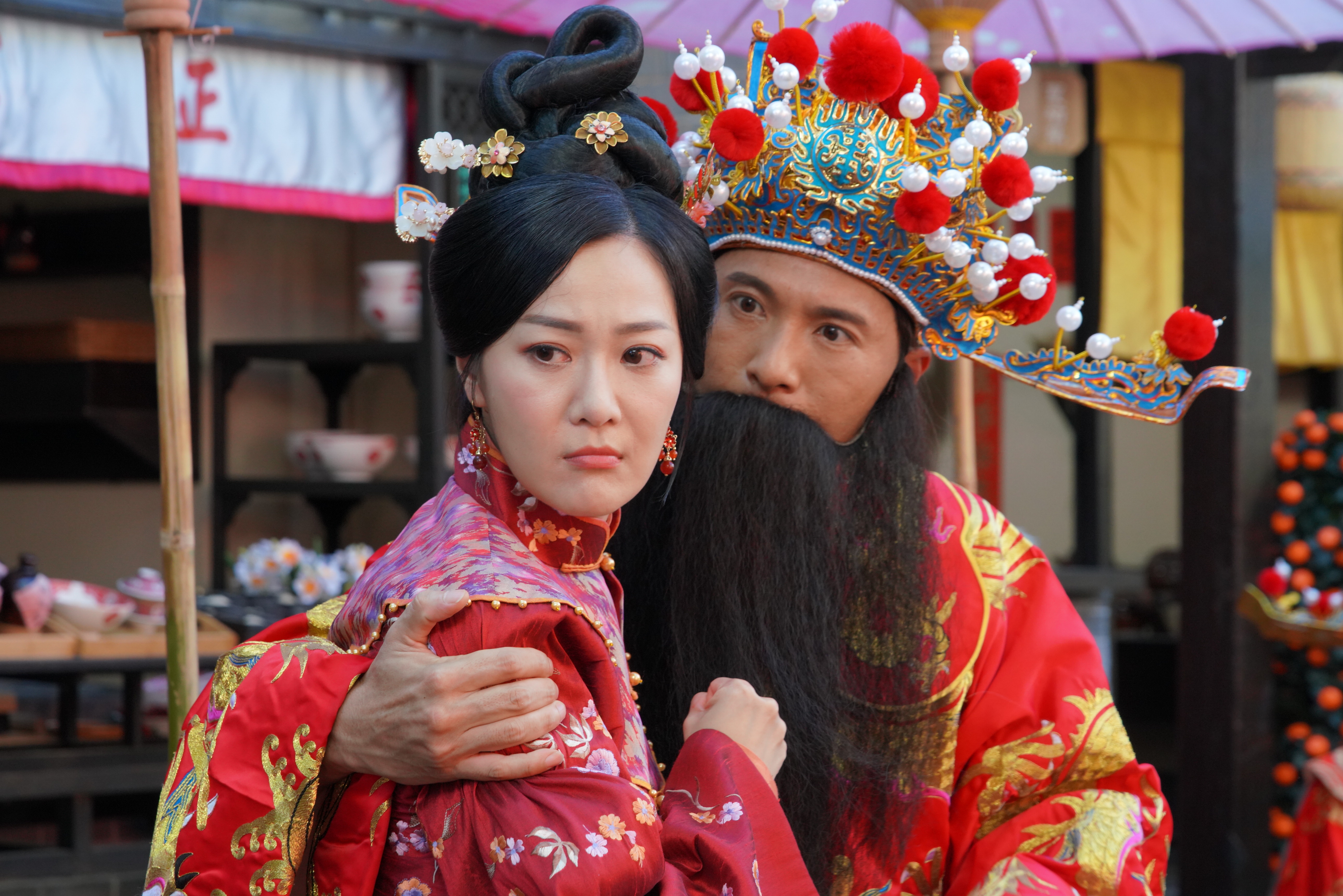 黃子恆就話呢場扮財神戲拍得相當辛苦。