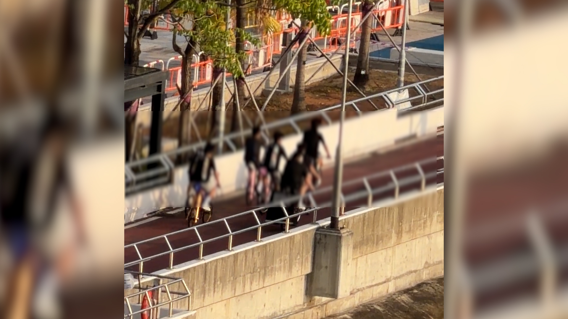 東張西望報料｜荃灣西政府單車徑童黨改車大聲播音樂　觀眾報料大呻擾民 （觀眾提供東張影片截圖）