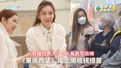 TVB收視丨《有種好男人》146萬觀眾收睇 《東張西望》成上周收視榜首