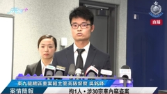 直播｜拘1人 • 涉30宗車內竊盜案 • 案情簡報 