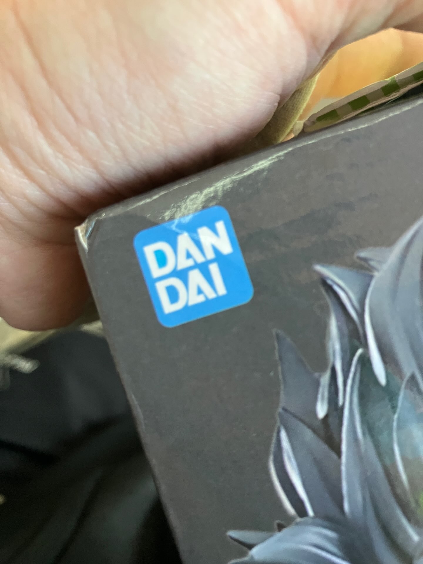 他及後發現模型雖未開封，但品牌標誌竟由日本知名玩具商「BANDAI」變成「DANDAI」