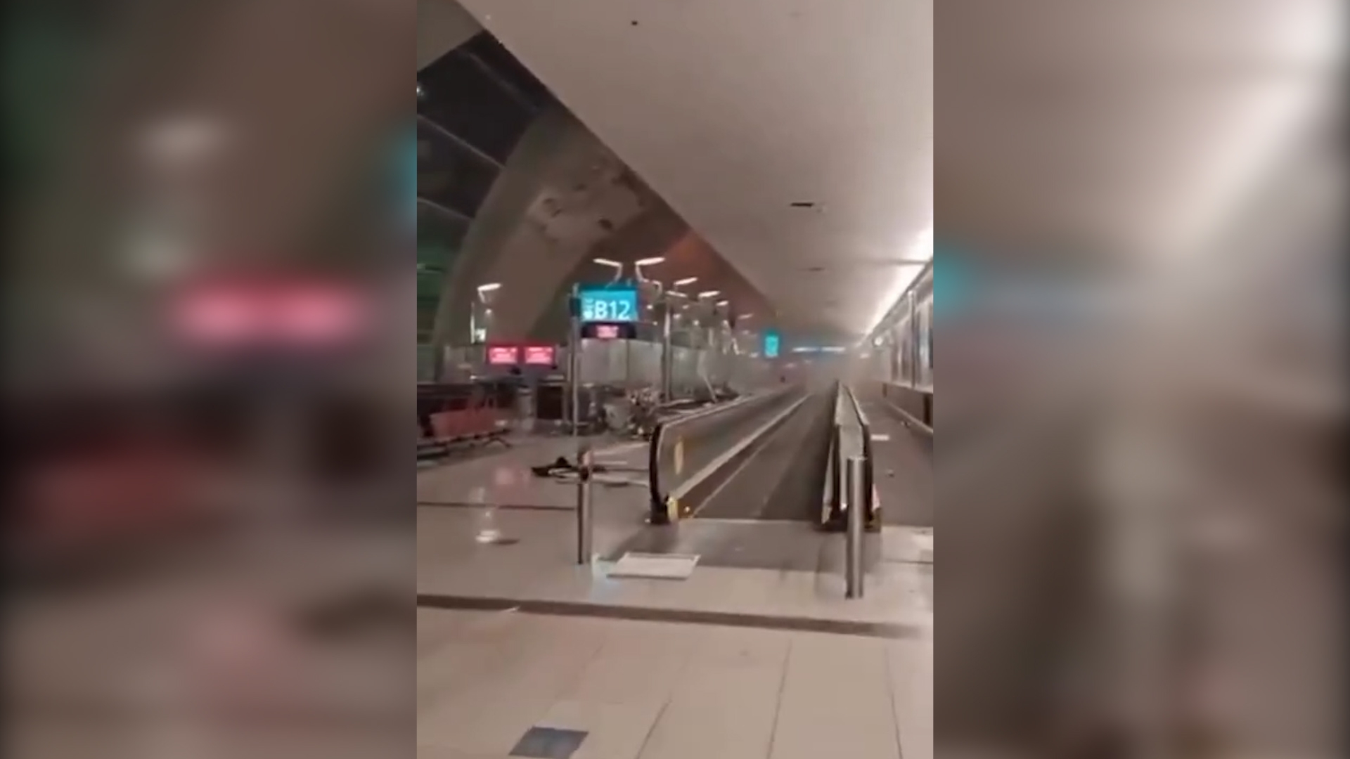 伊朗局勢｜伊朗無人機襲擊杜拜機場　航廈「煙霧瀰漫」　阿聯酋航空全線停航