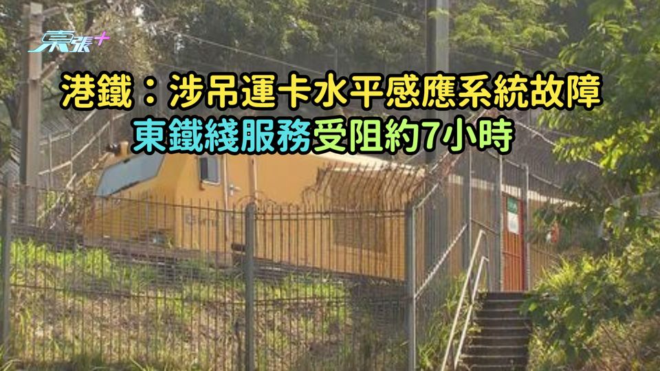有片 | 港鐵：涉吊運卡水平感應系統故障  東鐵綫服務受阻約7小時