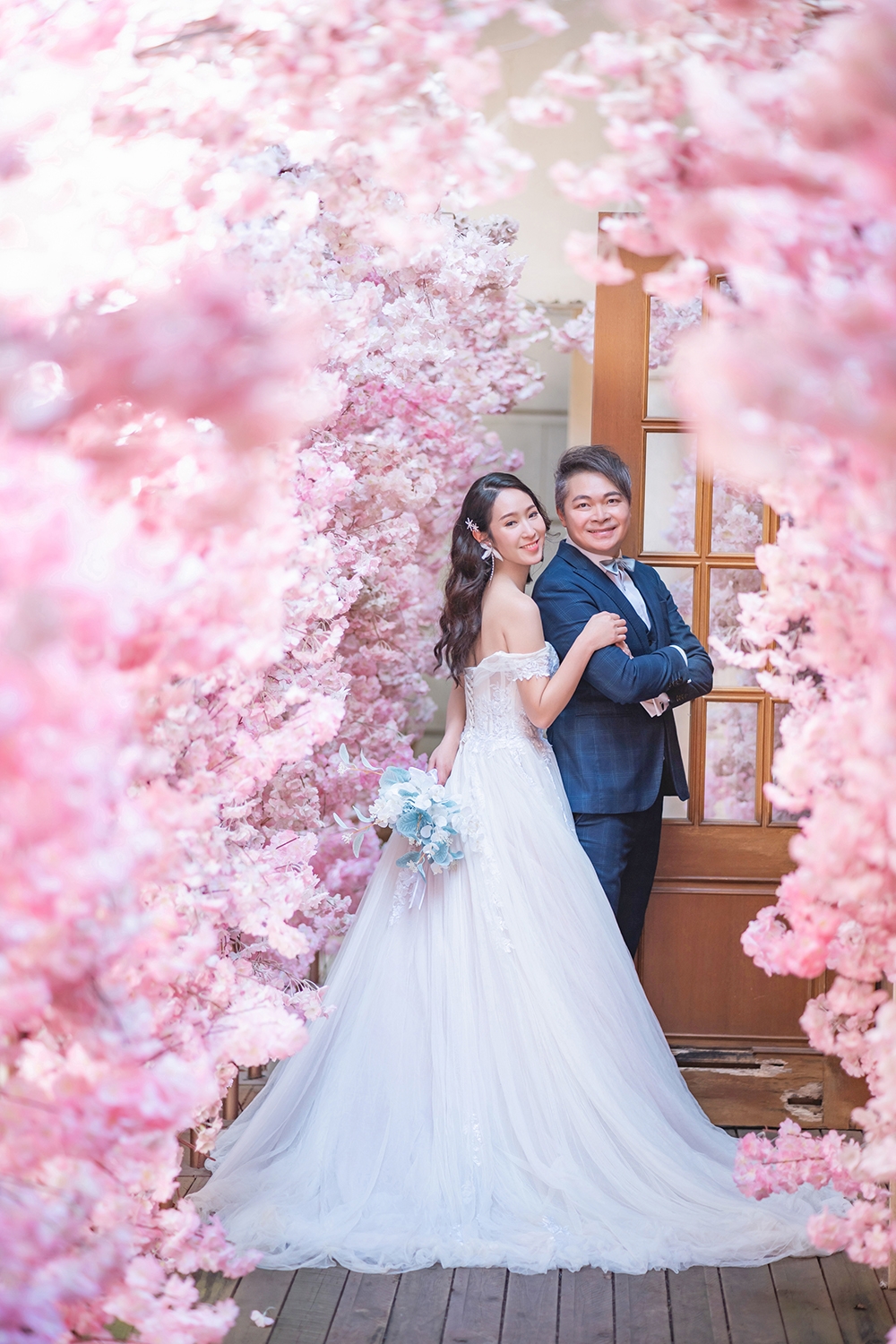 阿七與男友Leo於今年8月13號下午舉行婚禮。