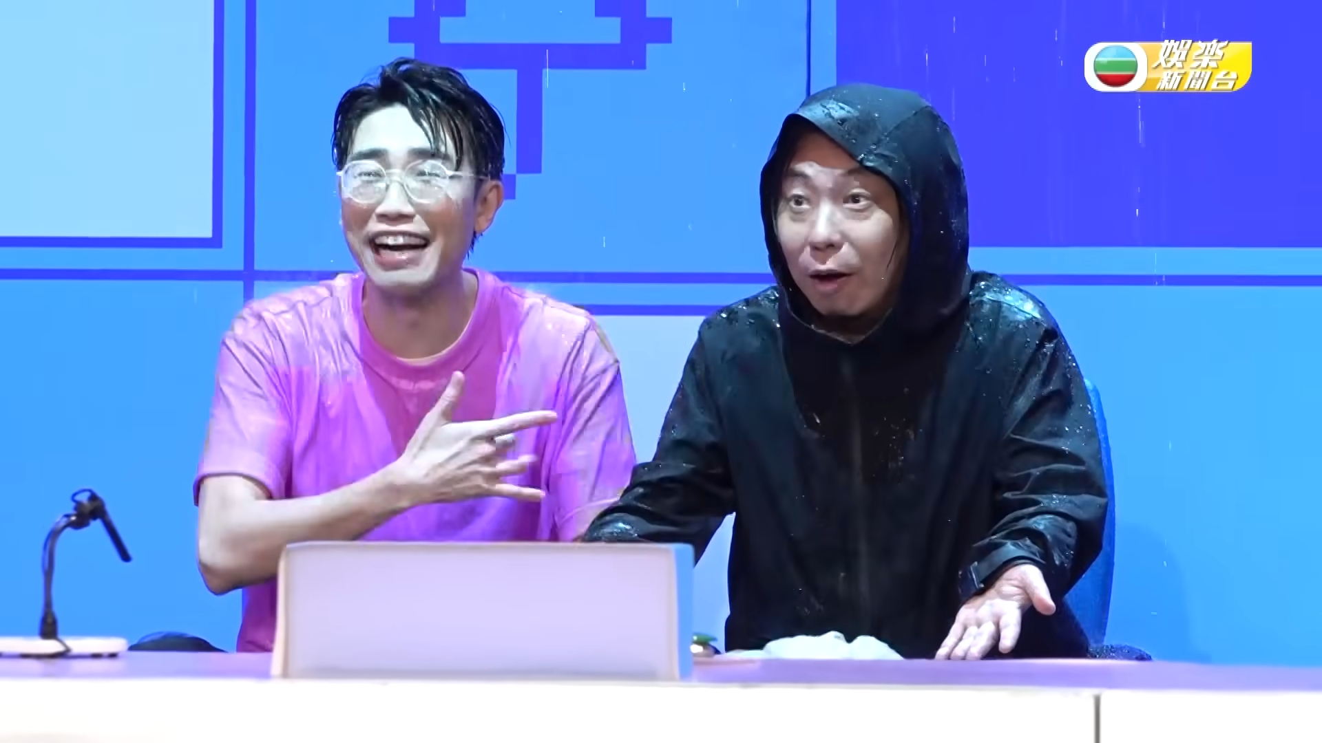 噚日播嗰集《開心無敵獎門人》請嚟林敏驄全程搞搞震。