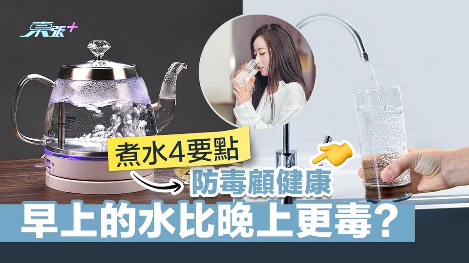 早上的水比晚上更毒？煮水4要點防毒顧健康