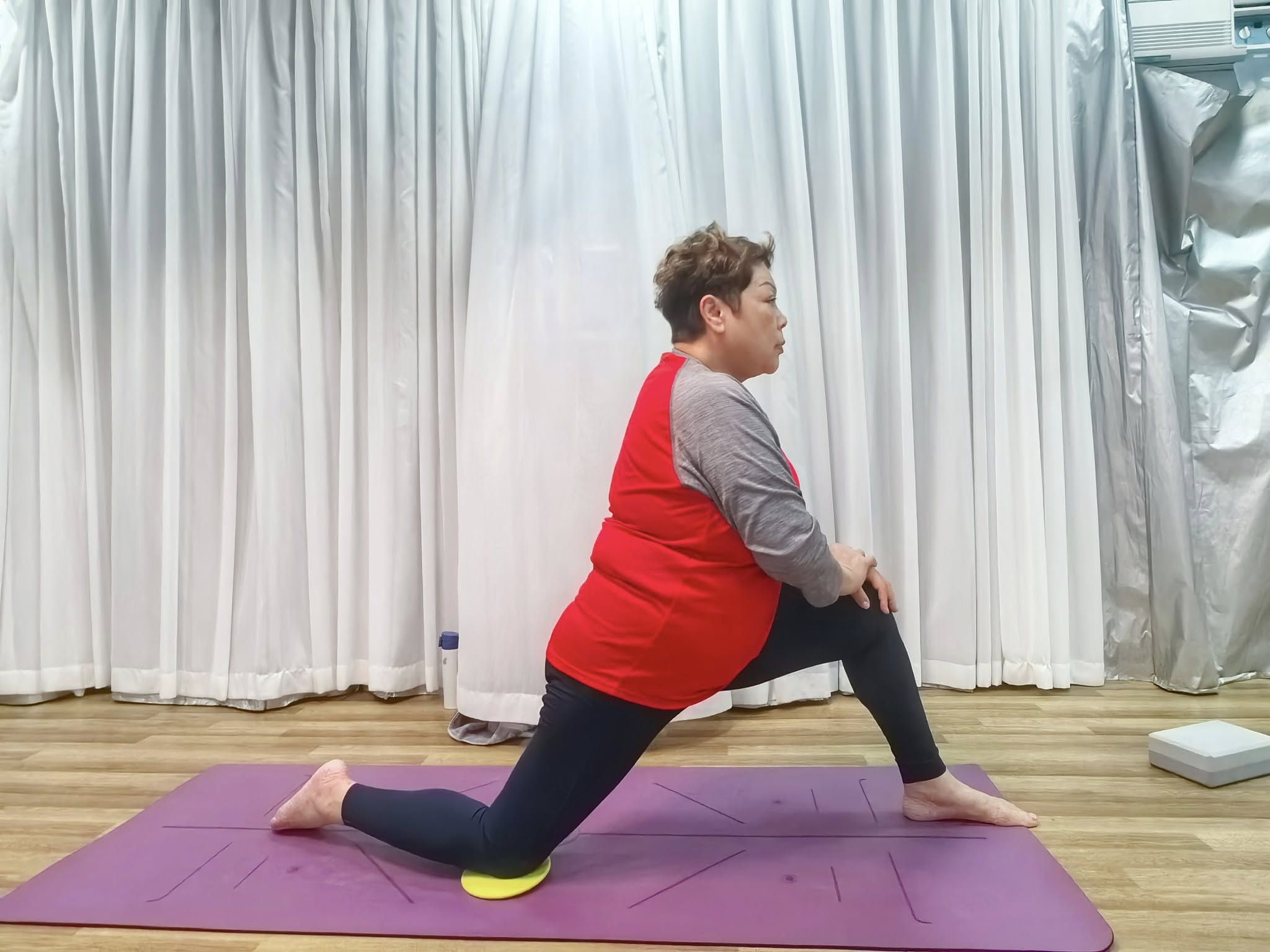 May be an image of 1 person and practicing yoga