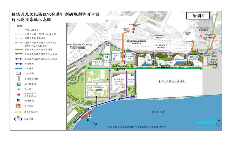 西九文化區擬建7座住宅提供近2000個單位