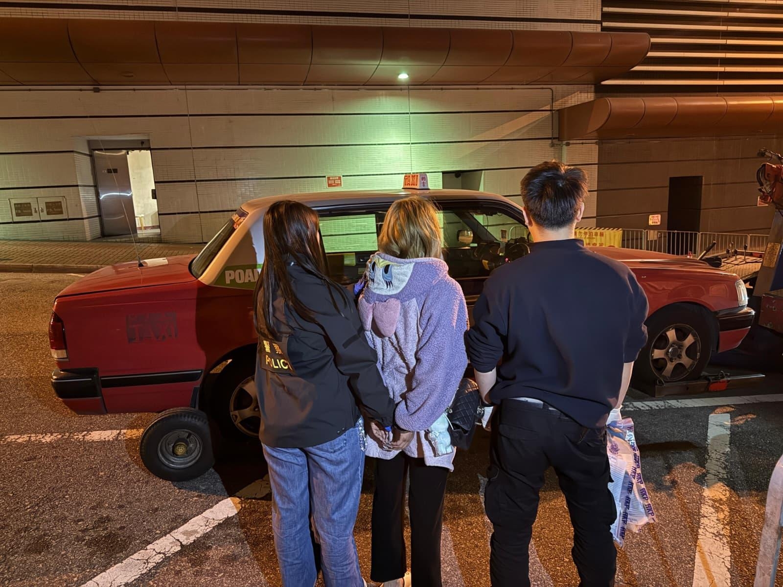 被捕女子（警方圖片）