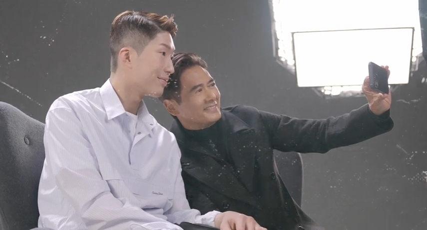 發哥好耐冇為品牌影封面，佢多謝張家朗嘅邀請。