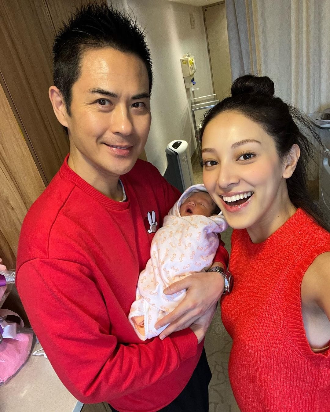 再得麟兒嘉穎同Grace都開心到不得了