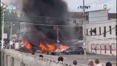 解放軍殲7戰機湖北失事墜毀波及民居 至少一死兩傷