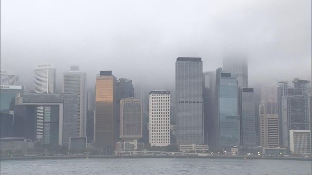 大霧下的香港