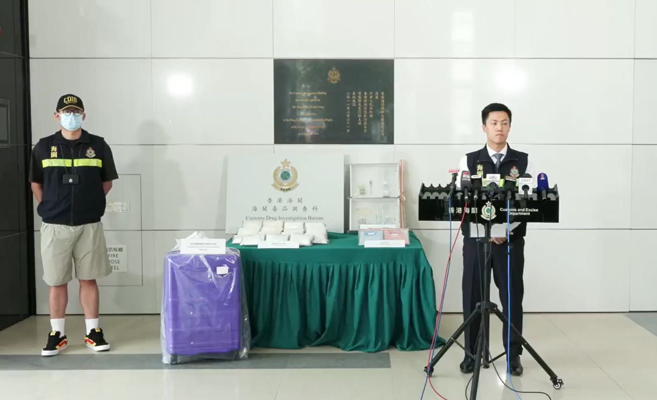 海關毒品調查科毒品調查第二組調查主任連翹鋒