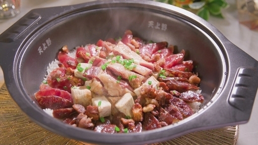 在家宴客60道菜 60 Delicacies For Guests 烏魚子蝦仁蜜豆燜蛋、陳皮滷水獅頭鵝、鴛鴦雞、豬油渣芋頭臘味煲仔飯