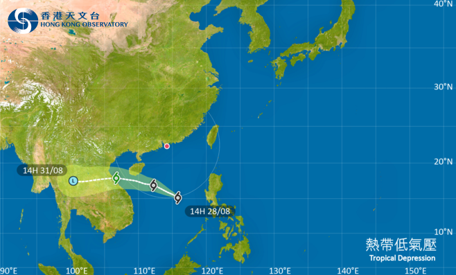 天氣｜天文台：將於6至8時間掛一號風球　料周五中午前後最接近香港